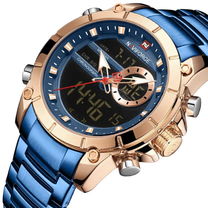 Reloj Casual y elegante Gold Gold - NaviForce NF9193