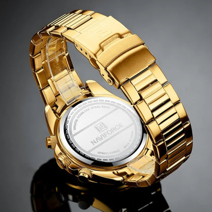 Reloj casual Dorado Análogo y Digital - NaviForce NF9195