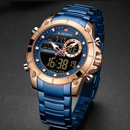 Reloj Casual y elegante Gold Gold - NaviForce NF9193