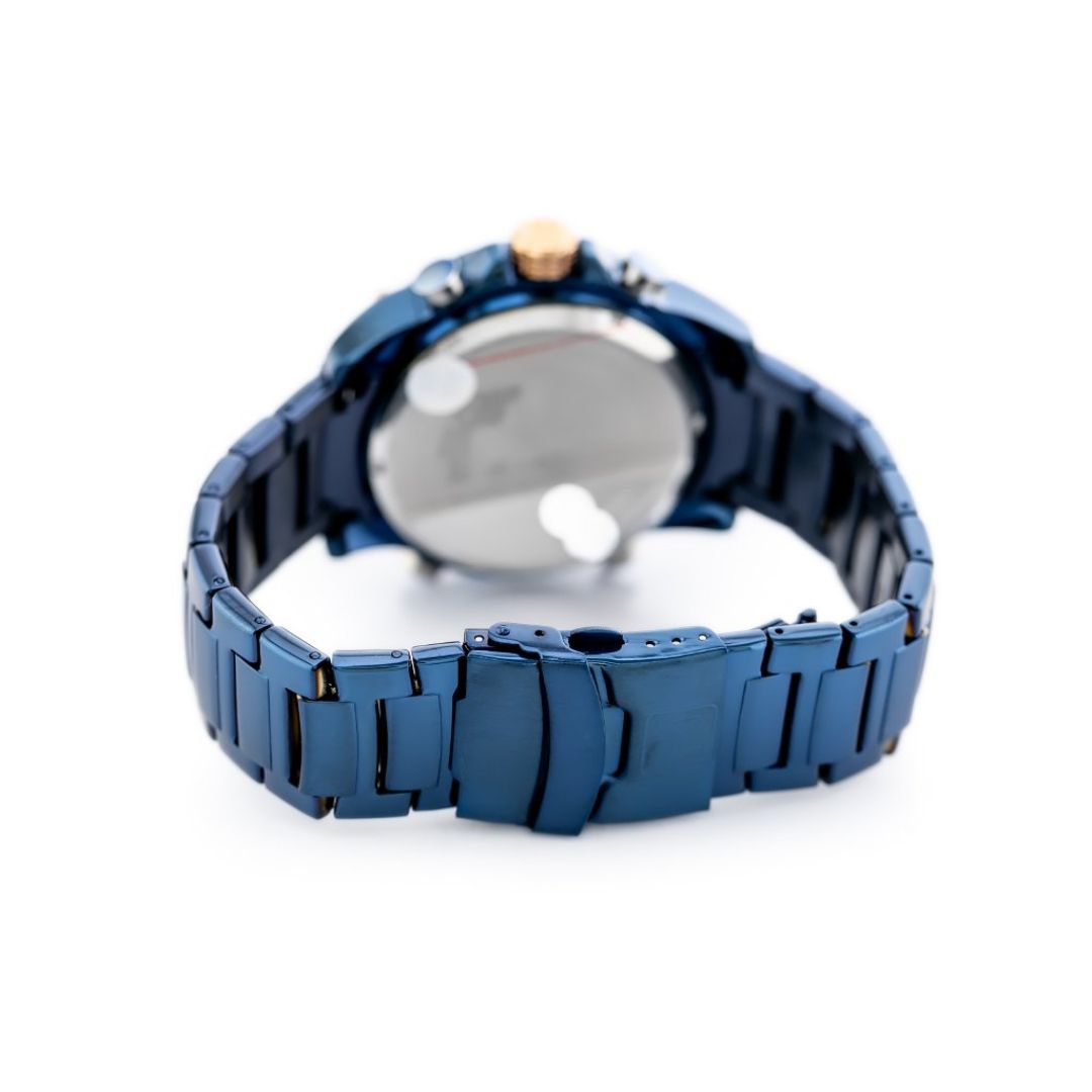 Reloj deluxe elegante Blue en acero inoxidable -NaviForce NF9163