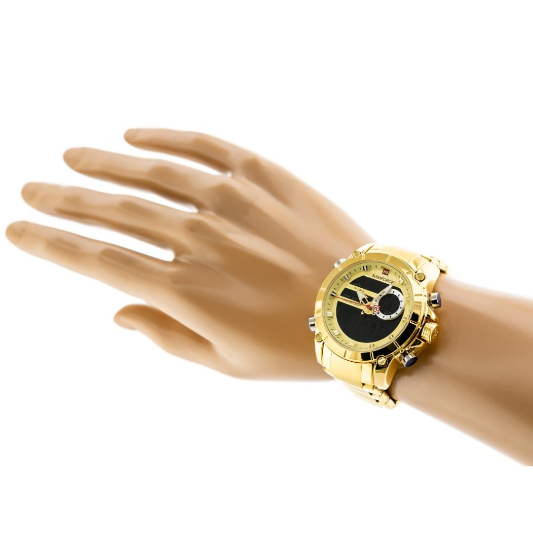 Reloj Casual Gold Análogo y Digital - NaviForce 9193