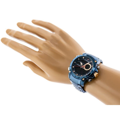 Reloj deluxe elegante Blue en acero inoxidable -NaviForce NF9163