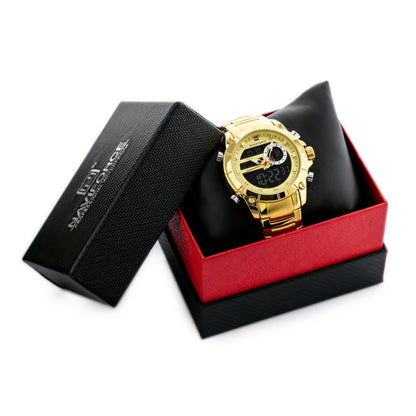 Reloj Casual Gold Análogo y Digital - NaviForce 9193